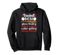 Baseball Mom Baseball Player Mother Proud Hoodie - Graphic Print Men Women - T-Shirt, Sweatshirt, Hoodie