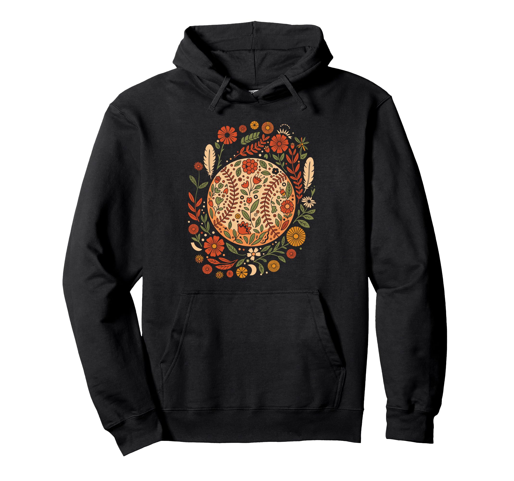 Boho Baseball Softball Mom Lovers Hoodie - Trendy Graphic Men Women - T-Shirt, Sweatshirt, Hoodie