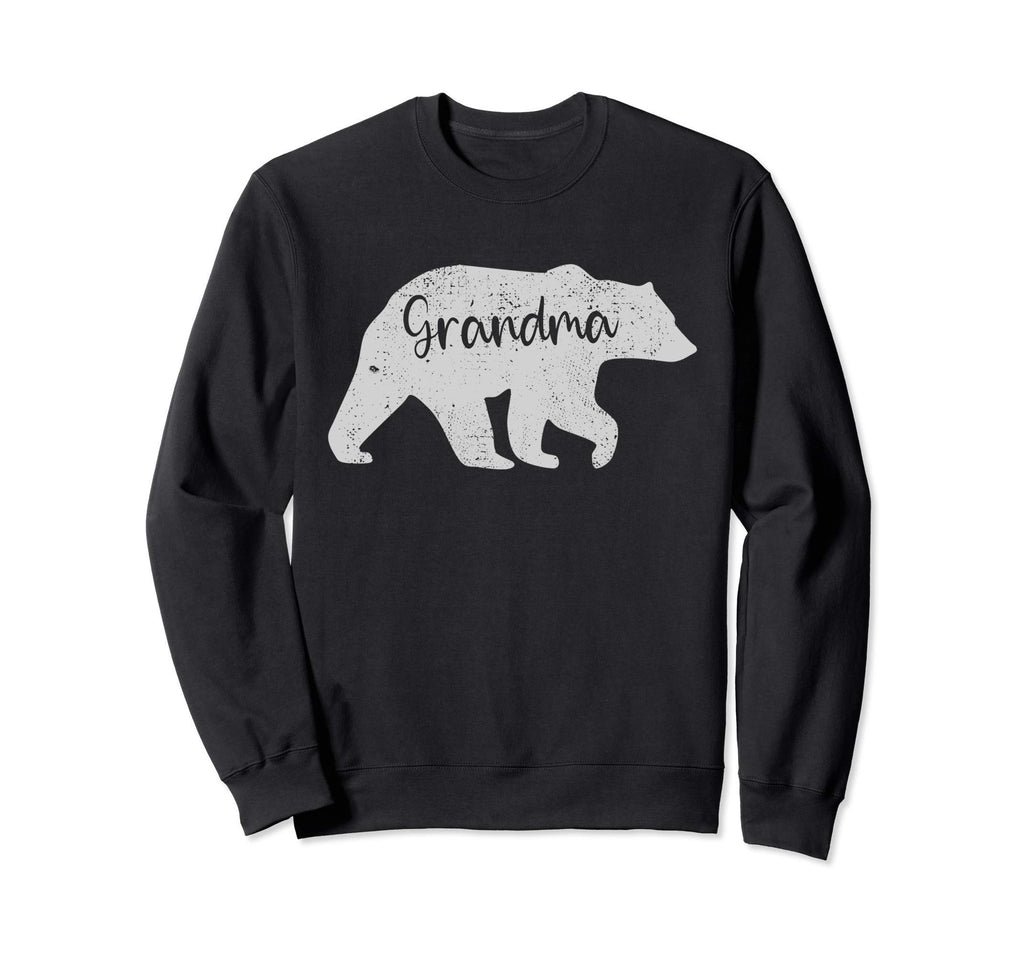 Grandma Bear Mothers Day Distressed Sweatshirt - Streetwear Style Unisex - T-Shirt, Sweatshirt, Hoodie