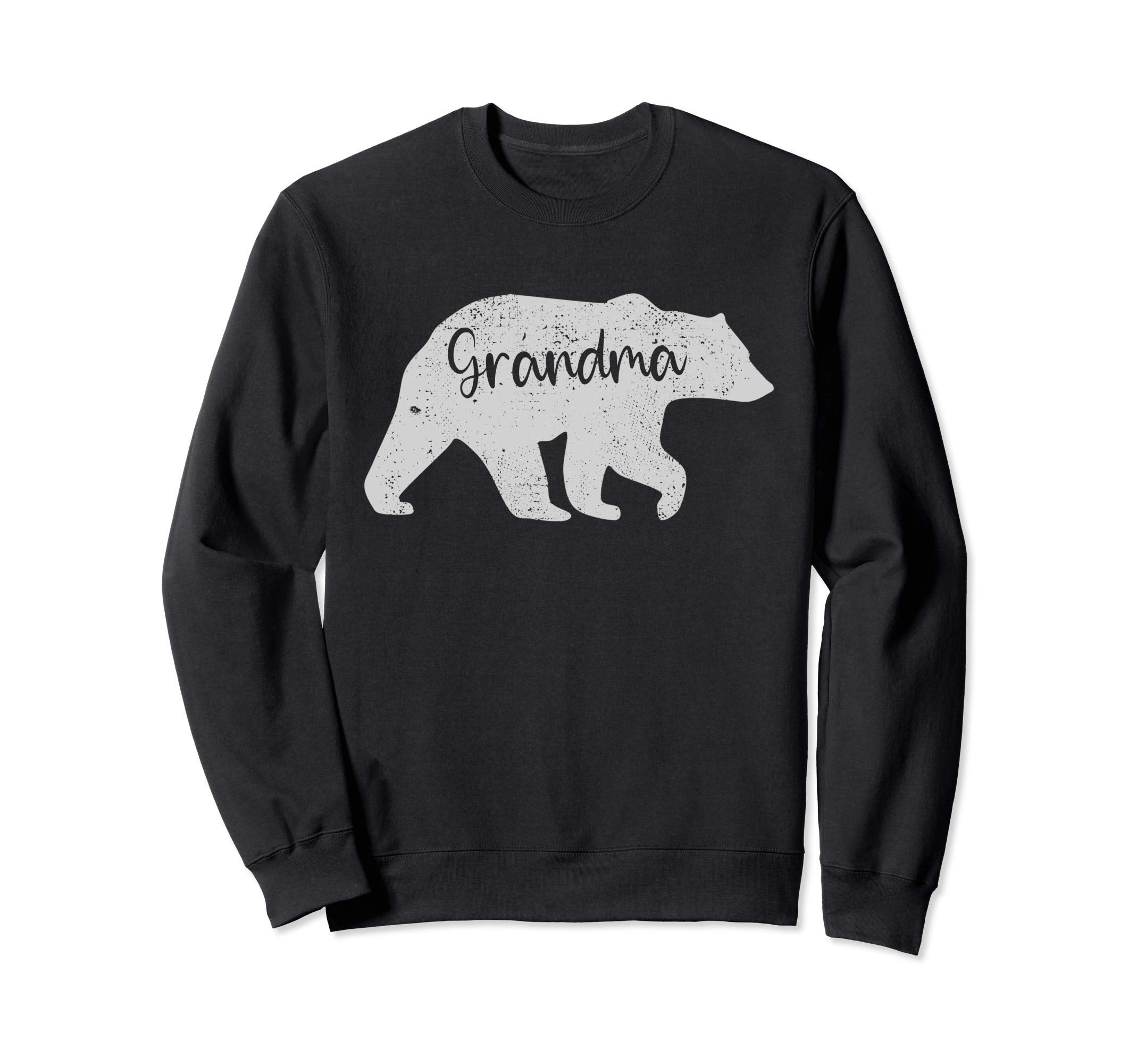Grandma Bear Mothers Day Distressed Sweatshirt - Streetwear Style Unisex - T-Shirt, Sweatshirt, Hoodie