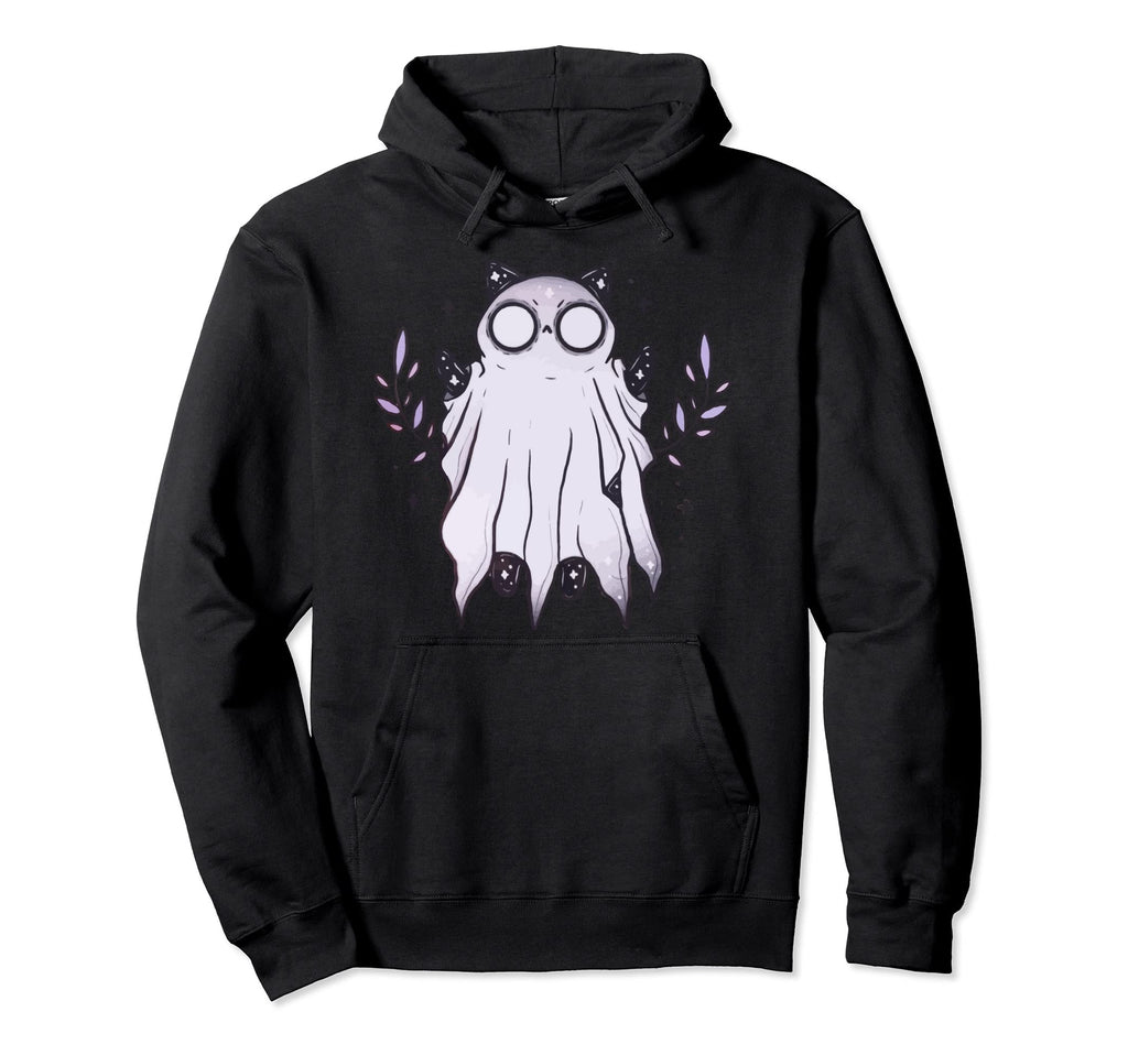 Kawaii Pastel Goth Art Creepy Ghost Hoodie - Trendy Graphic for Adults - T-Shirt, Sweatshirt, Hoodie