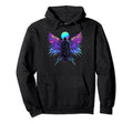 Archangel Michael Vaporwave Streetwear Hoodie - Novelty Apparel for Adults - T-Shirt, Sweatshirt, Hoodie