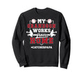 Baseball Catcher Papa Proud Papa Sweatshirt - Custom Art Print Unisex - T-Shirt, Sweatshirt, Hoodie