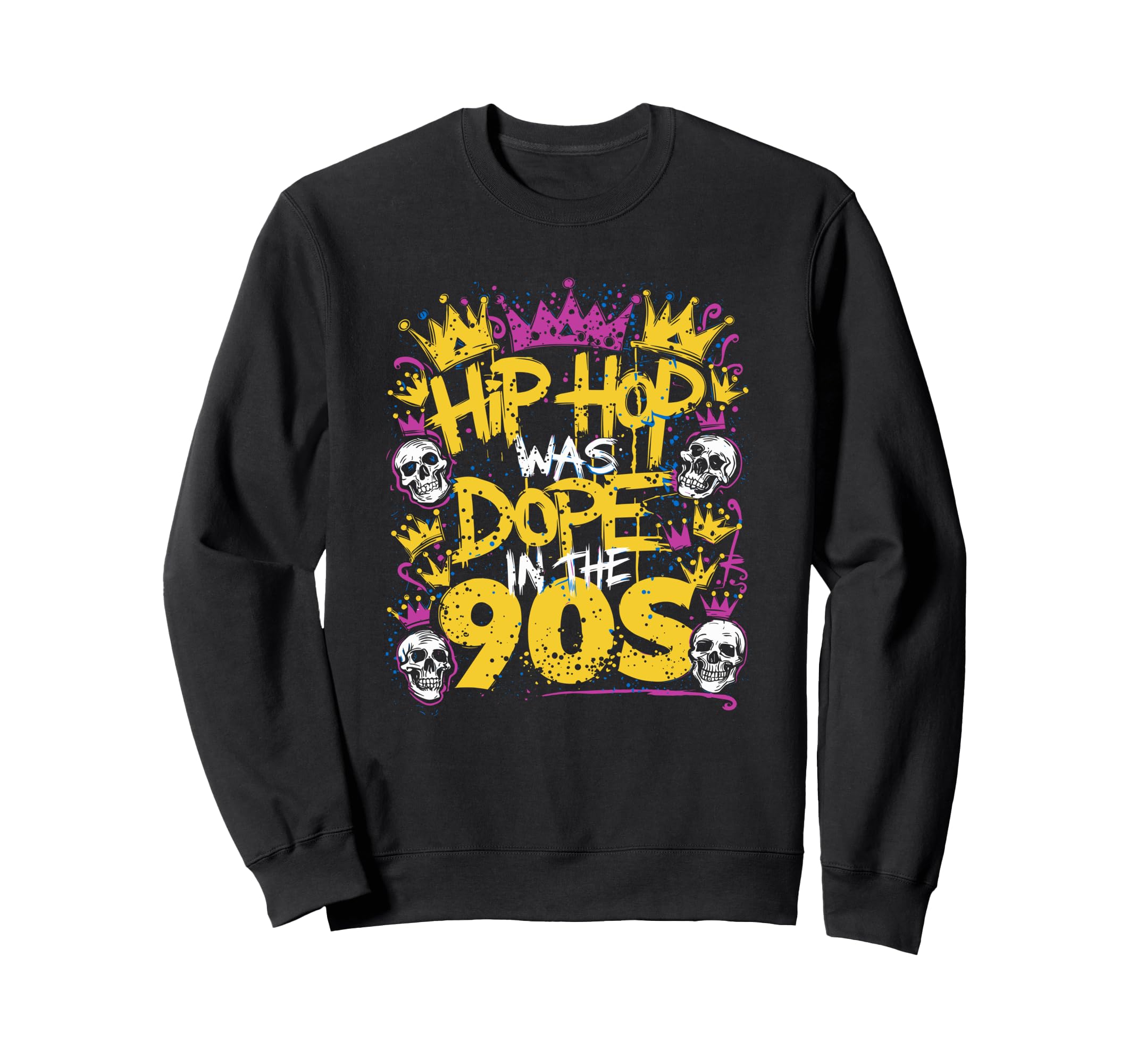 Old School Hip Hop 90S Rap Legends Sweatshirt - Graphic Print for Adults - T-Shirt, Sweatshirt, Hoodie