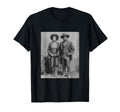 Black Cowboy Cowgirl Portrait Western T-Shirt - Graphic Print Men Women - T-Shirt, Sweatshirt, Hoodie