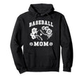 Proud Baseball Mom Hoodie - Custom Art Print Men Women - T-Shirt, Sweatshirt, Hoodie