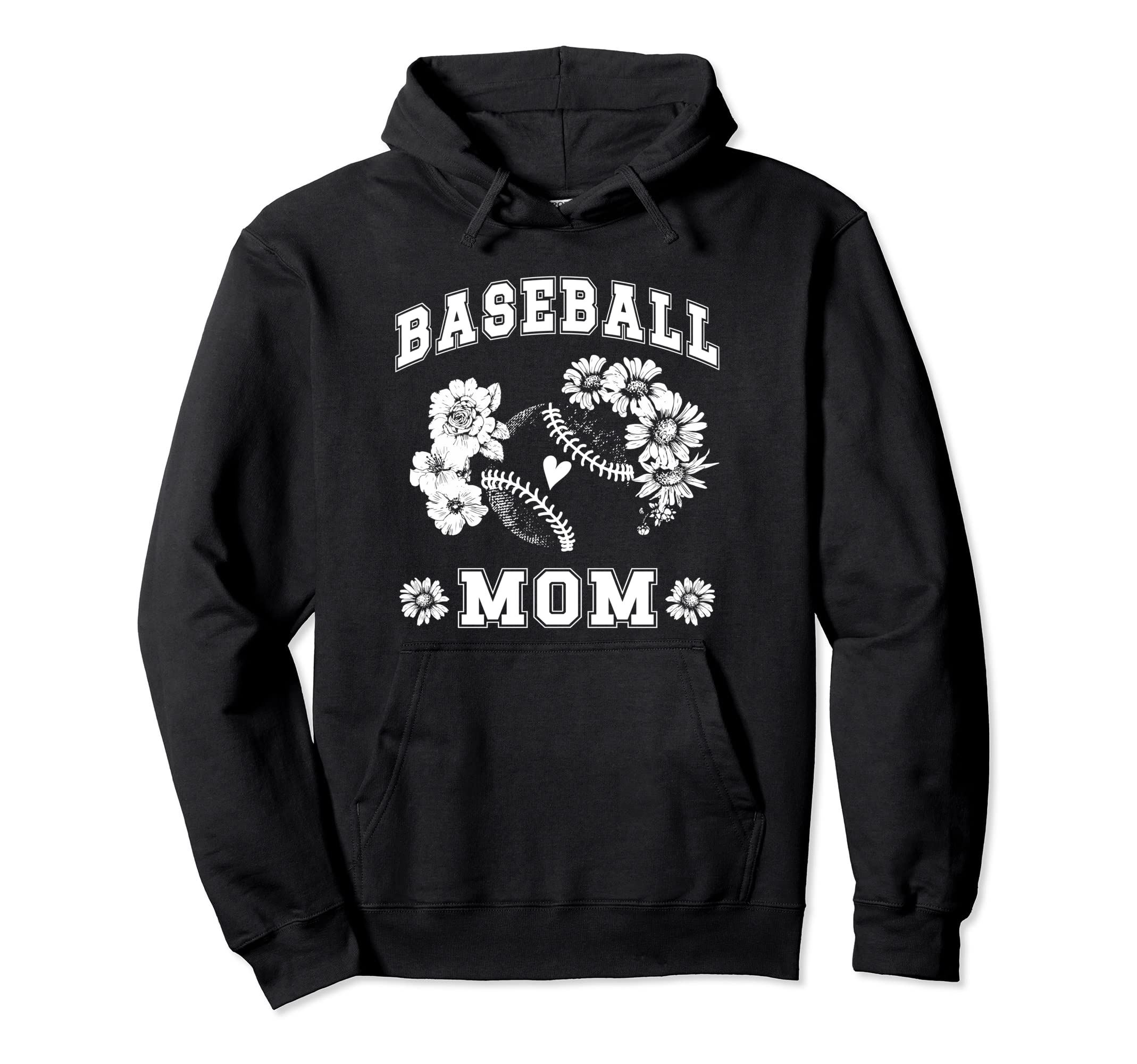 Proud Baseball Mom Hoodie - Custom Art Print Men Women - T-Shirt, Sweatshirt, Hoodie