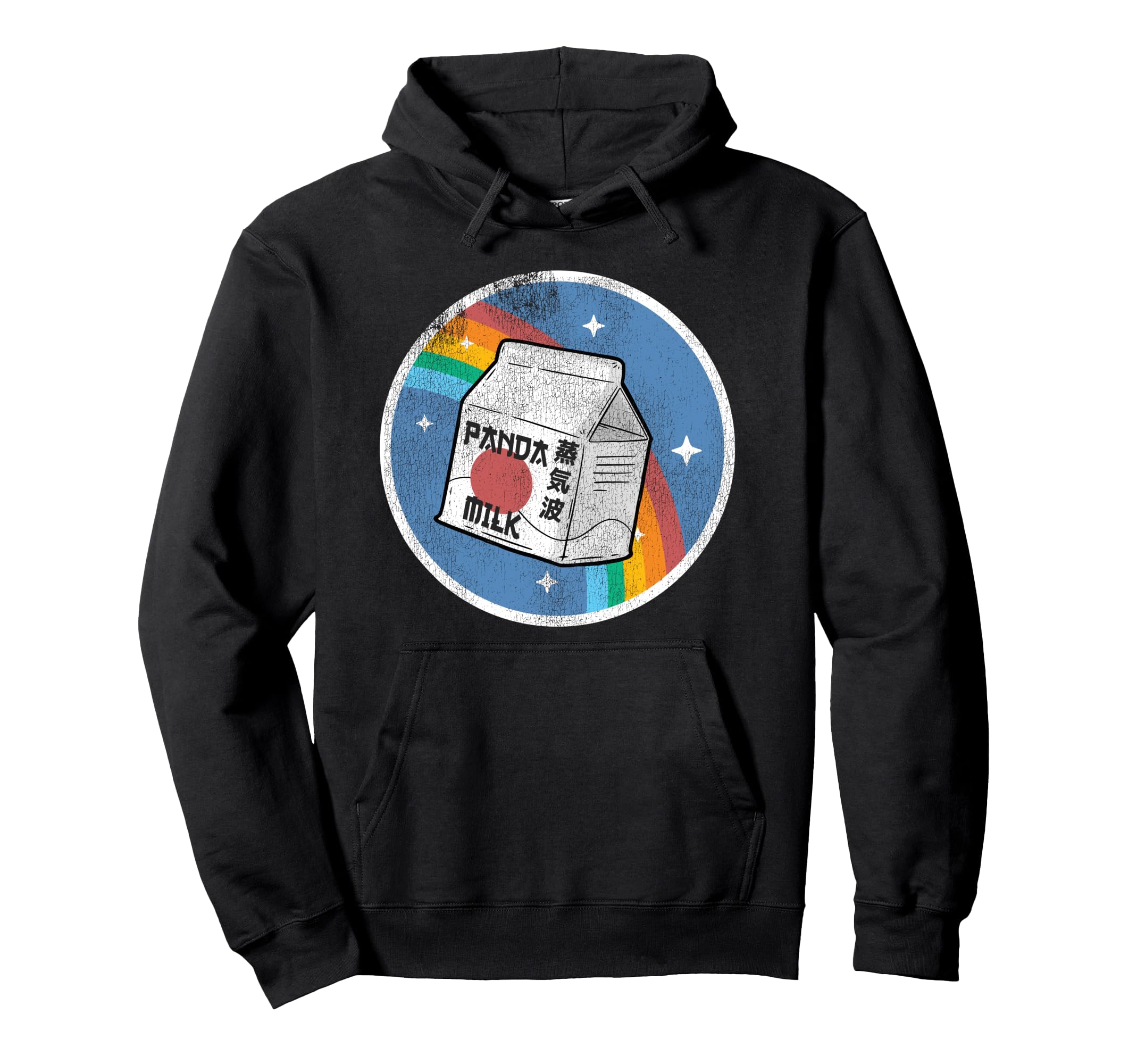 Japanese Vaporwave Aesthetic 90S Panda Hoodie - Unique Graphic for Adults - T-Shirt, Sweatshirt, Hoodie