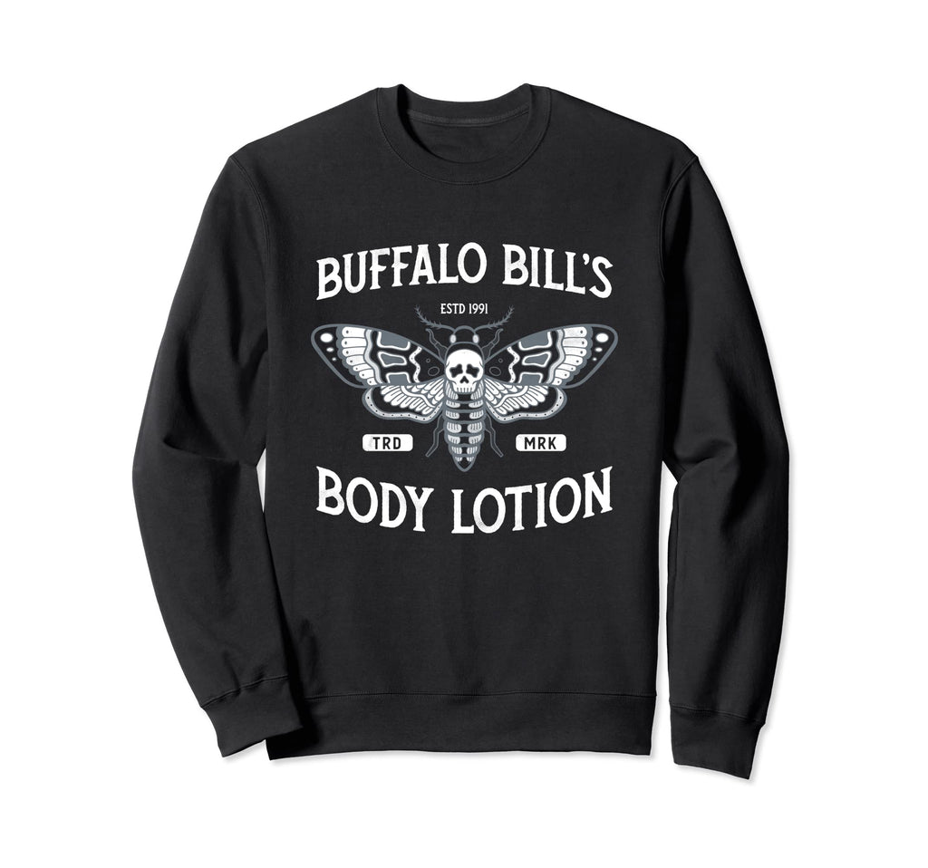 Goth Lotion Deaths Head Moth Sweatshirt - Fun Novelty Design Unisex - T-Shirt, Sweatshirt, Hoodie