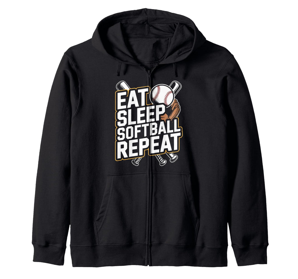 Softball Baseball Sports Sweatshirt - Novelty Apparel Unisex - T-Shirt, Sweatshirt, Hoodie