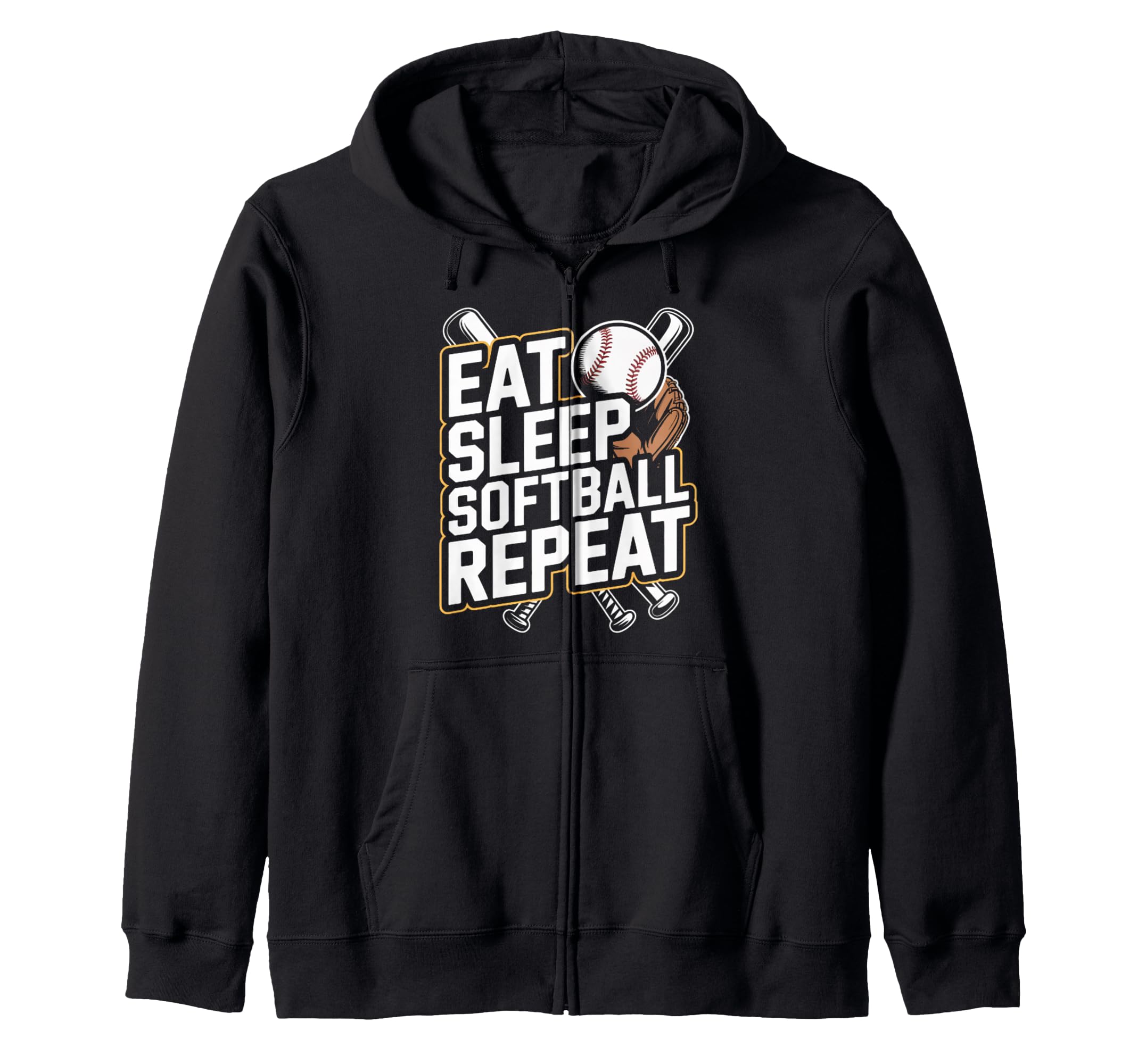 Softball Baseball Sports Sweatshirt - Novelty Apparel Unisex - T-Shirt, Sweatshirt, Hoodie