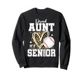 Proud Aunt 2026 Senior Baseball Sweatshirt - Minimalist Print for Adults - T-Shirt, Sweatshirt, Hoodie