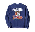 Raising Ballers Football Volleyball Sweatshirt - Graphic Print for Adults - T-Shirt, Sweatshirt, Hoodie