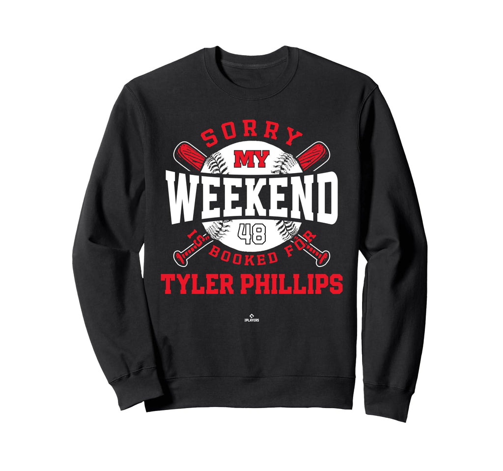 Weekend Booked Tyler Phillips Sweatshirt - Graphic Print for Adults - T-Shirt, Sweatshirt, Hoodie
