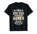 Mens Dog Dad Day Gamer Night Fathers T-Shirt - Minimalist Print Men Women - T-Shirt, Sweatshirt, Hoodie