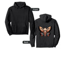 Skull Butterfly Backprint Sad Aesthetic Hoodie - Fun Novelty Design Unisex - T-Shirt, Sweatshirt, Hoodie