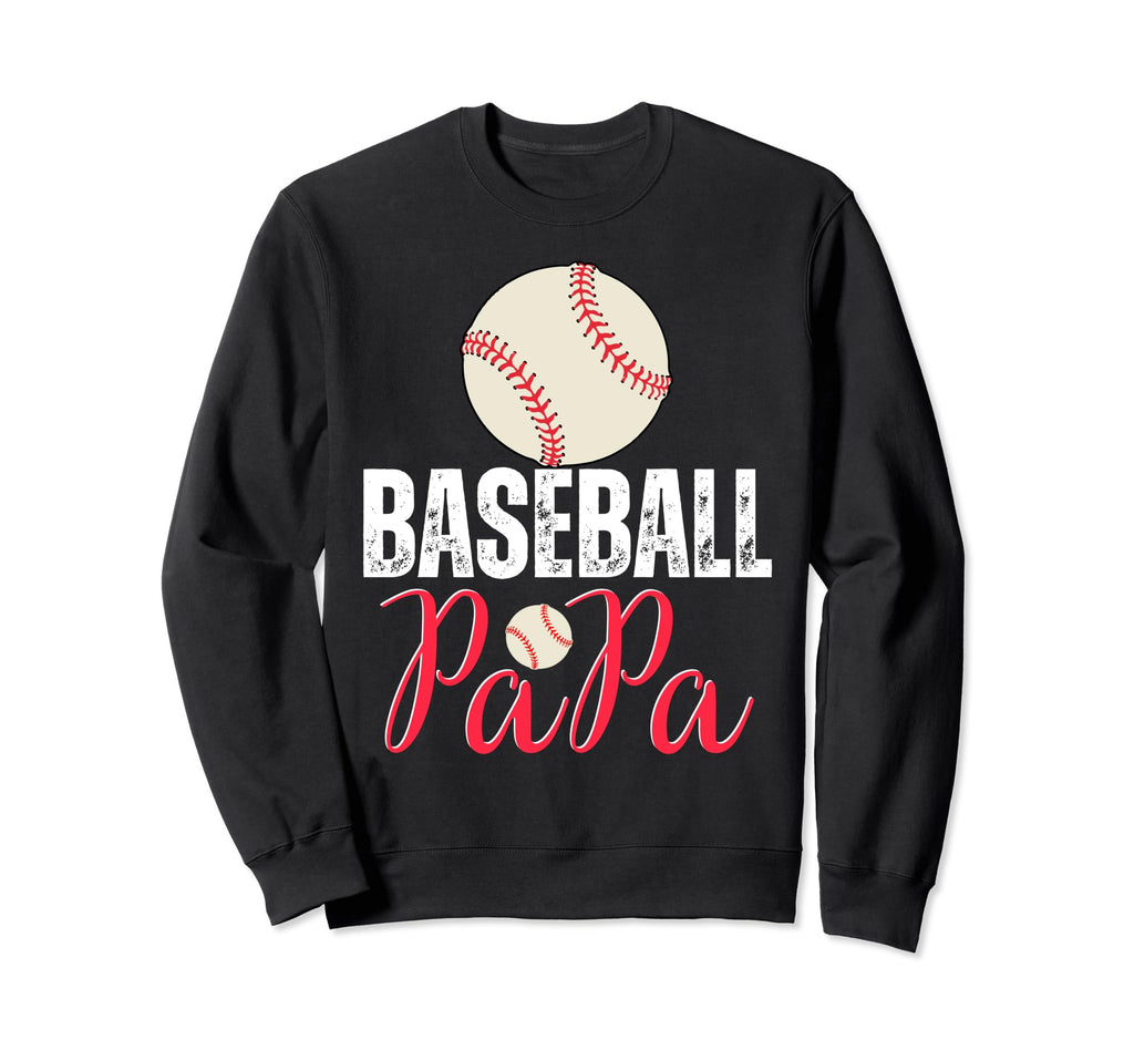 Baseball Papa Family Matching Funny Sweatshirt - Novelty Apparel Men Women - T-Shirt, Sweatshirt, Hoodie