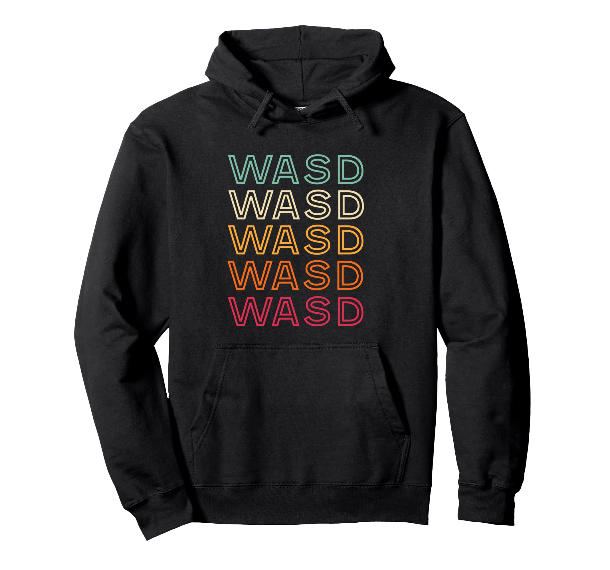 Computer Gamer Wasd Hoodie - Aesthetic Graphic for Adults - T-Shirt, Sweatshirt, Hoodie