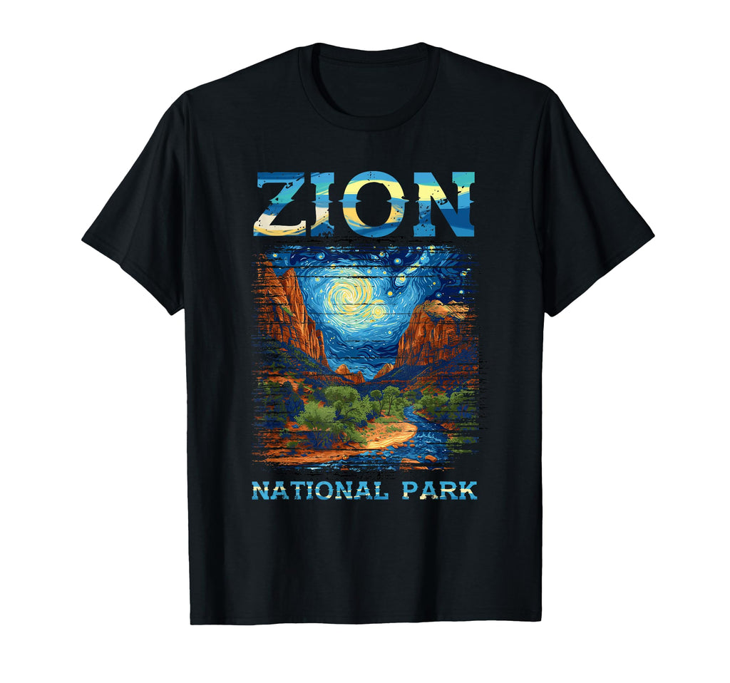 Zion National Park T-Shirt - Minimalist Print for Adults - T-Shirt, Sweatshirt, Hoodie