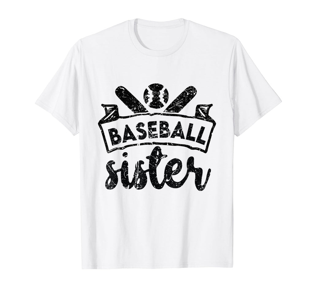 Baseball Sister Sporty T-Shirt - Casual Everyday Wear Men Women - T-Shirt, Sweatshirt, Hoodie