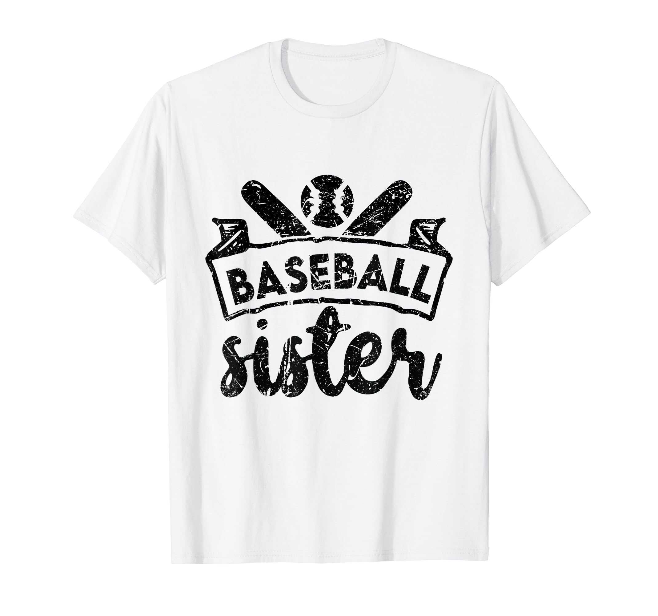 Baseball Sister Sporty T-Shirt - Casual Everyday Wear Men Women - T-Shirt, Sweatshirt, Hoodie