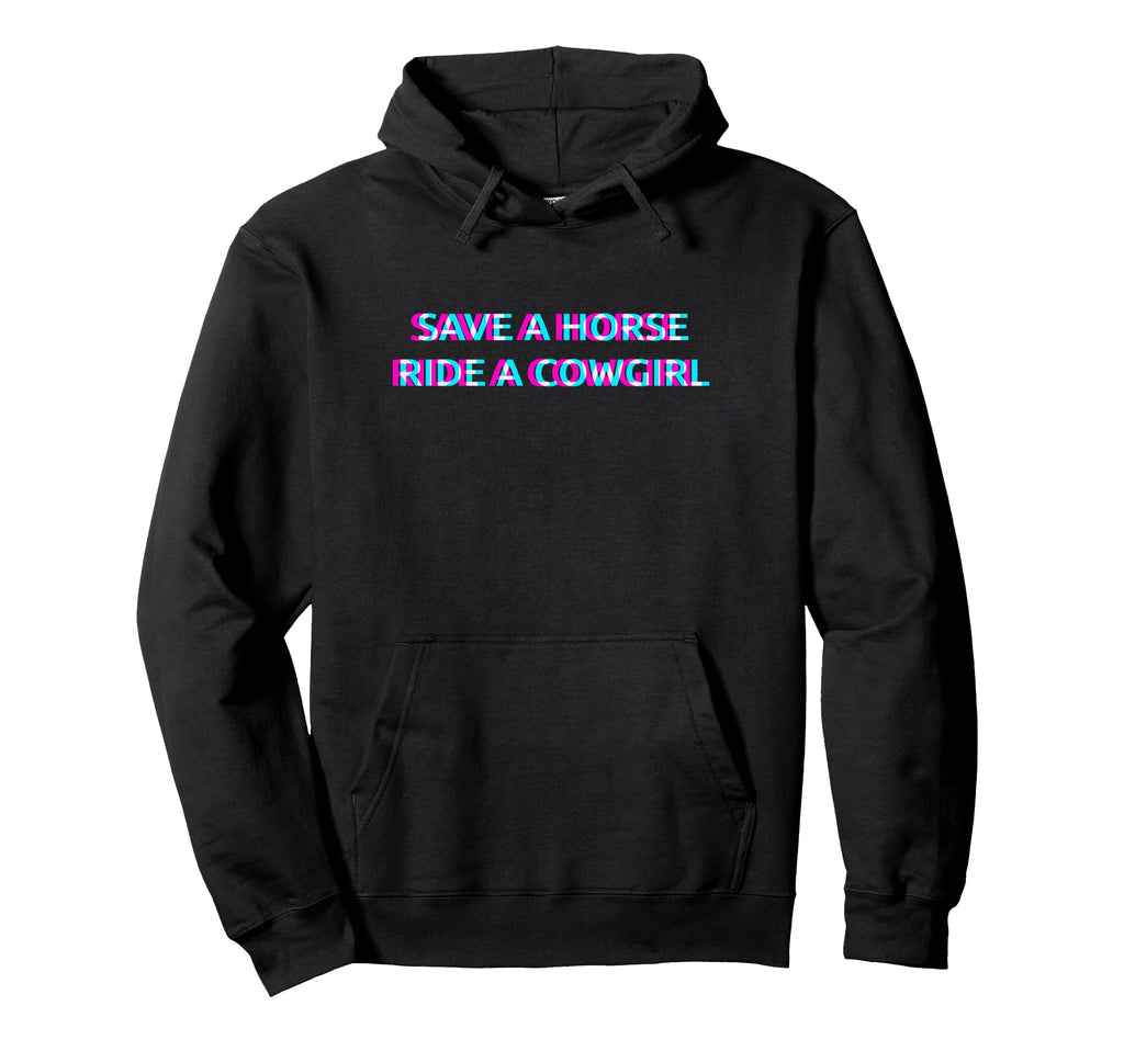 Save Horse Ride Cowgirl Lgbt Hoodie - Custom Art Print for Adults - T-Shirt, Sweatshirt, Hoodie