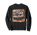 Raised Old School Hip Hop Sweatshirt - Fun Novelty Design Men Women - T-Shirt, Sweatshirt, Hoodie