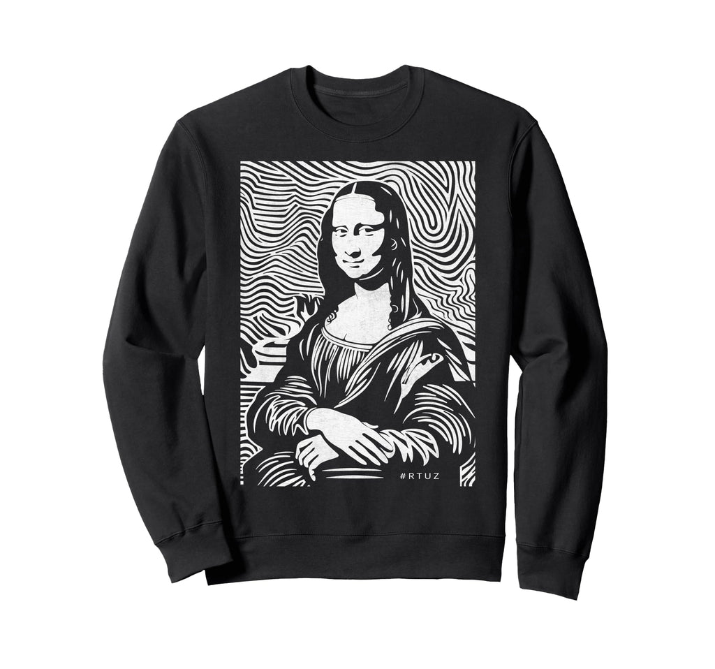 Mona Lisa Aesthetic Y2K Streetwear Sweatshirt - Custom Art Print for Adults - T-Shirt, Sweatshirt, Hoodie