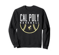 Cal Poly Mustangs Baseball Arch Sweatshirt - Custom Art Print for Adults - T-Shirt, Sweatshirt, Hoodie