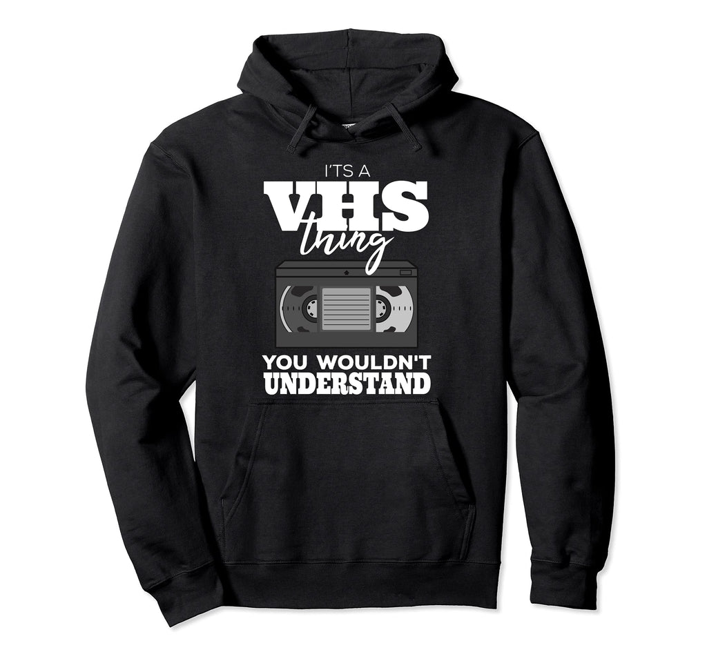 Vhs Gift Video Cassette Tape Collector Hoodie - Trendy Graphic for Adults - T-Shirt, Sweatshirt, Hoodie