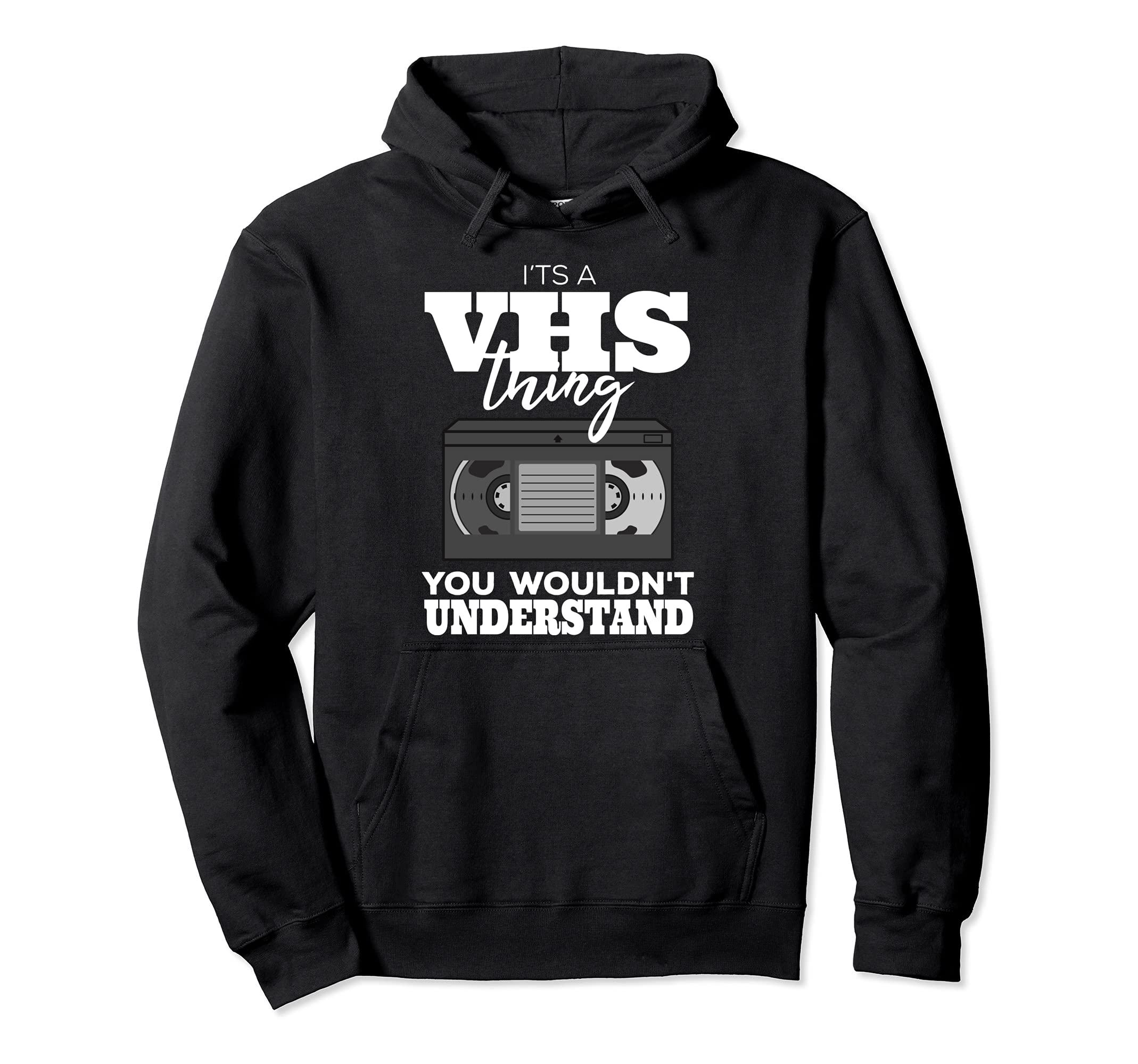 Vhs Gift Video Cassette Tape Collector Hoodie - Trendy Graphic for Adults - T-Shirt, Sweatshirt, Hoodie