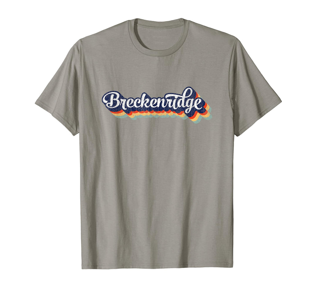 Breckenridge Colorado Skiing Distressed T-Shirt - Unique Graphic Unisex - T-Shirt, Sweatshirt, Hoodie