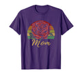 Mothers Day Red Rose Mom Sunset T-Shirt - Trendy Graphic Men Women - T-Shirt, Sweatshirt, Hoodie