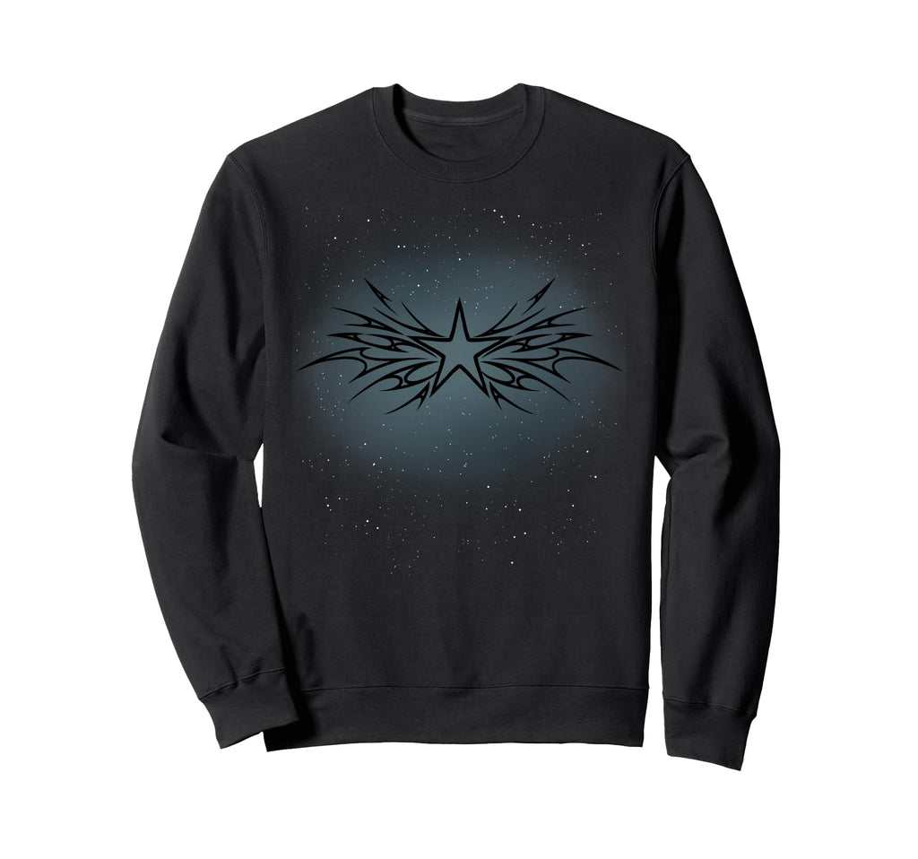 90S Y2K Tattoo Star Starry Sky Sweatshirt - Unique Graphic Men Women - T-Shirt, Sweatshirt, Hoodie