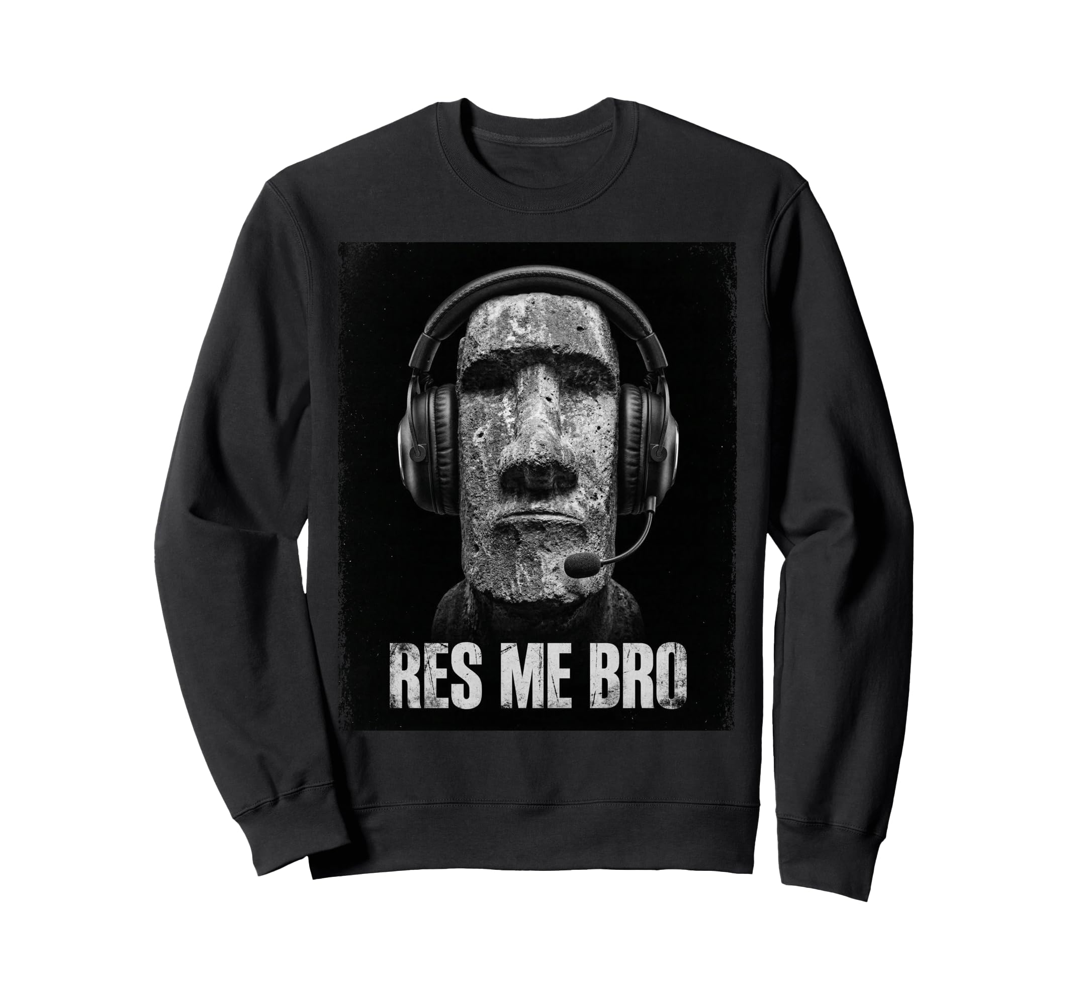 Funny Gamer Y2K Easter Island Sweatshirt - Aesthetic Graphic Men Women - T-Shirt, Sweatshirt, Hoodie
