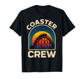 Coaster Crew Sunset Roller Coaster T-Shirt - Aesthetic Graphic for Adults - T-Shirt, Sweatshirt, Hoodie