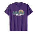 Stanford Ca Throwback 70S T-Shirt - Custom Art Print Unisex - T-Shirt, Sweatshirt, Hoodie