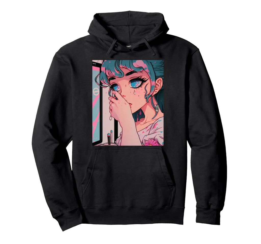 Anime Vaporwave Egirl Aesthetic Hoodie - Streetwear Style for Adults - T-Shirt, Sweatshirt, Hoodie