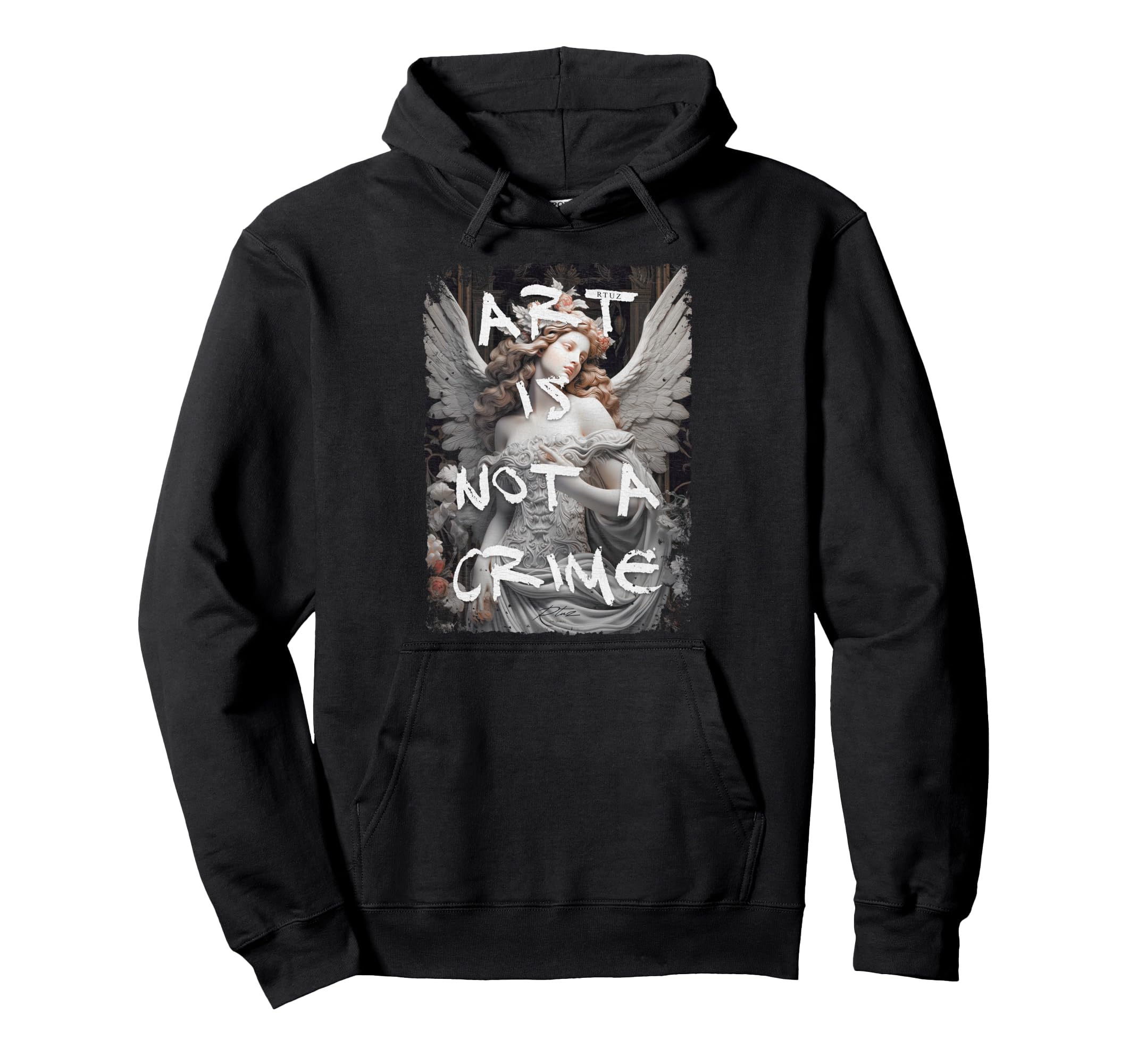 Aesthetic Streetwear Angel Hoodie - Novelty Apparel Men Women - T-Shirt, Sweatshirt, Hoodie
