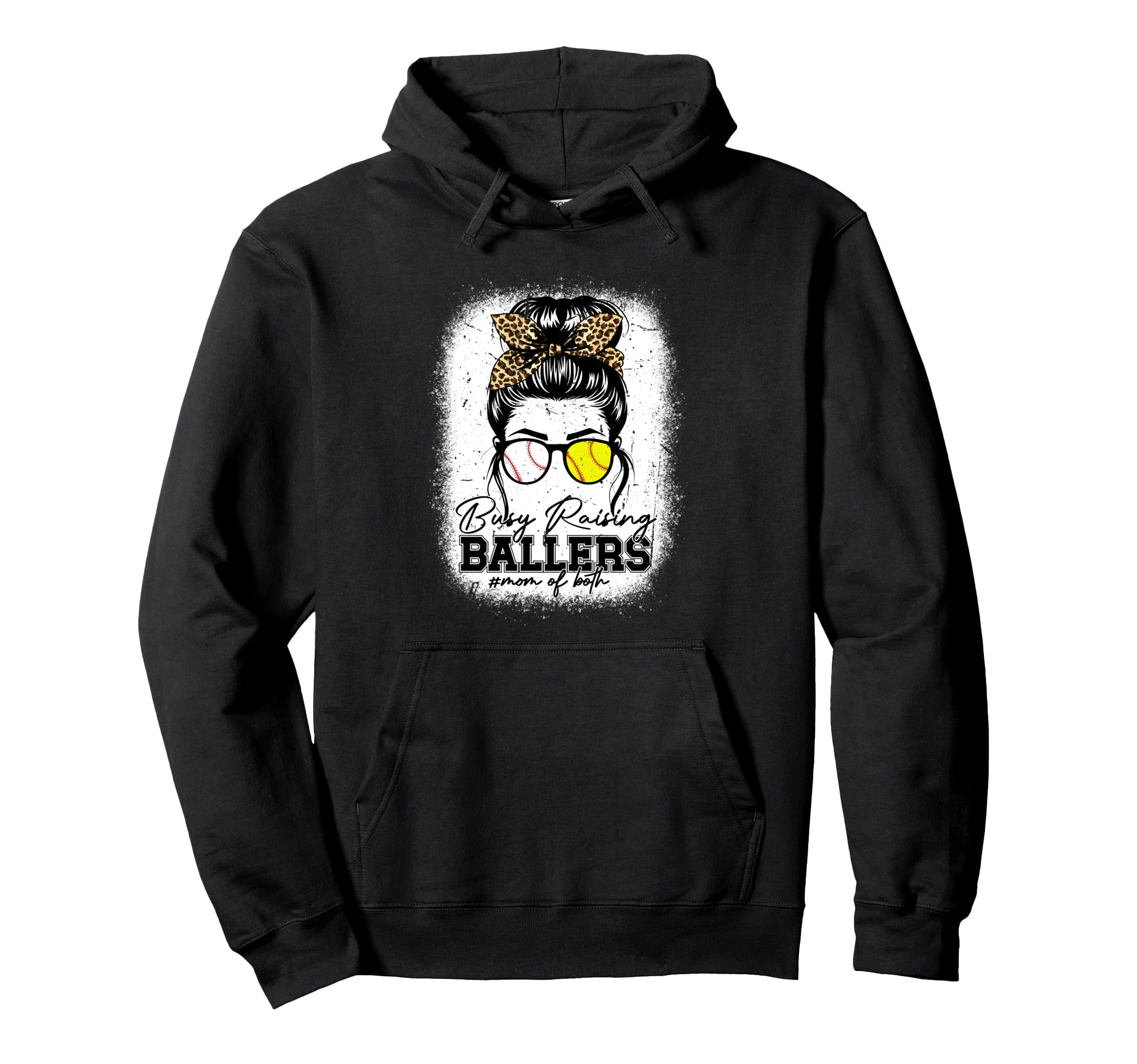 Busy Raising Ballers Baseball Softball Hoodie - Streetwear Style Men Women - T-Shirt, Sweatshirt, Hoodie