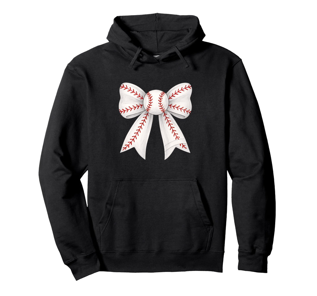 Baseball Ribbon Sports Mothers Day Mama Hoodie - Aesthetic Graphic Unisex - T-Shirt, Sweatshirt, Hoodie