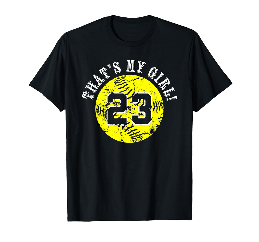 Unique Thats My 23 Softball Player Mom T-Shirt - Minimalist Print Unisex - T-Shirt, Sweatshirt, Hoodie