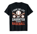 Funny Baseball Parents Daughter Mom T-Shirt - Trendy Graphic Men Women - T-Shirt, Sweatshirt, Hoodie
