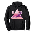 Cherry Blossom Japanese Sakura Vaporwave Hoodie - Trendy Graphic Men Women - T-Shirt, Sweatshirt, Hoodie