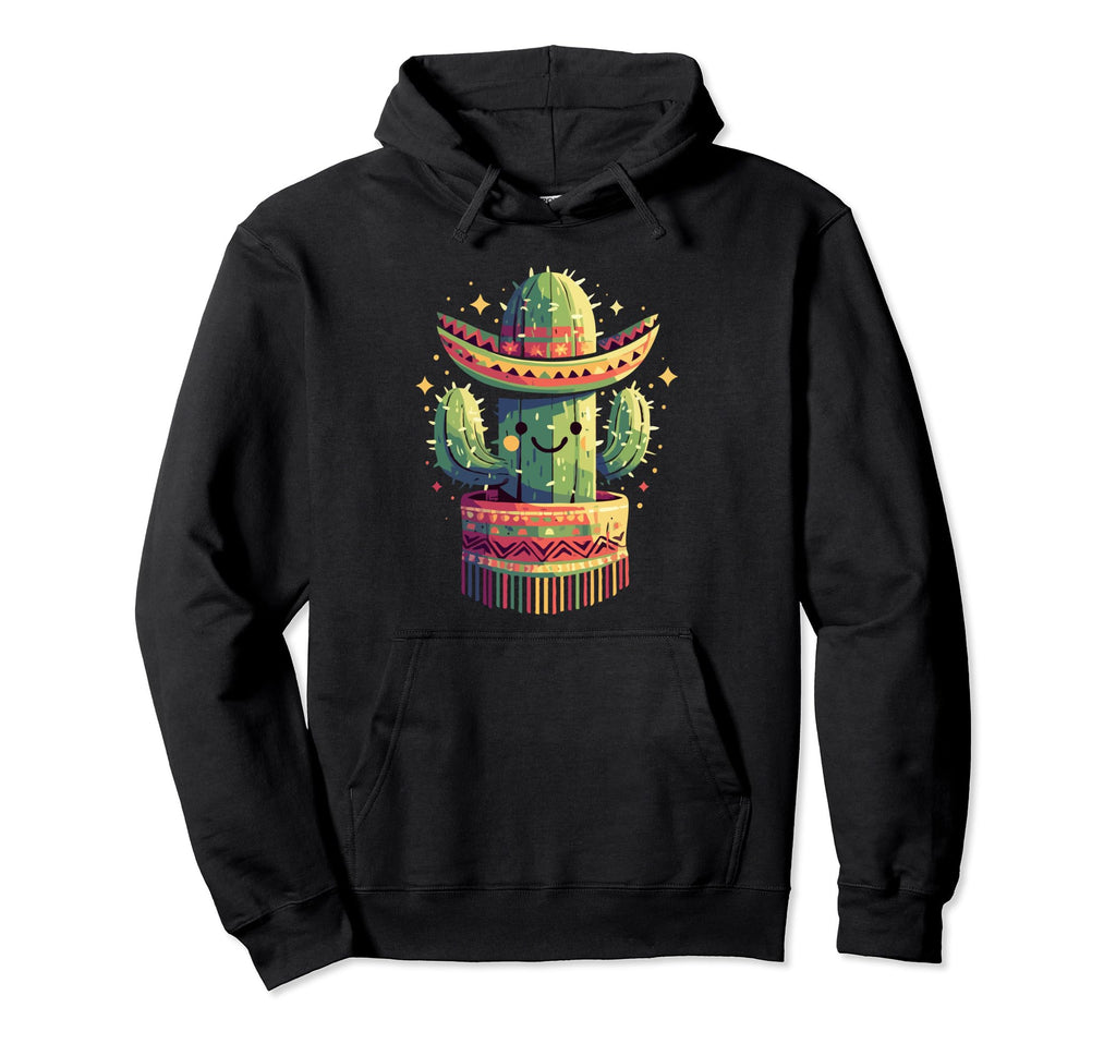 Cactus Serape Succulent Plant Cacti Hoodie - Custom Art Print Unisex - T-Shirt, Sweatshirt, Hoodie
