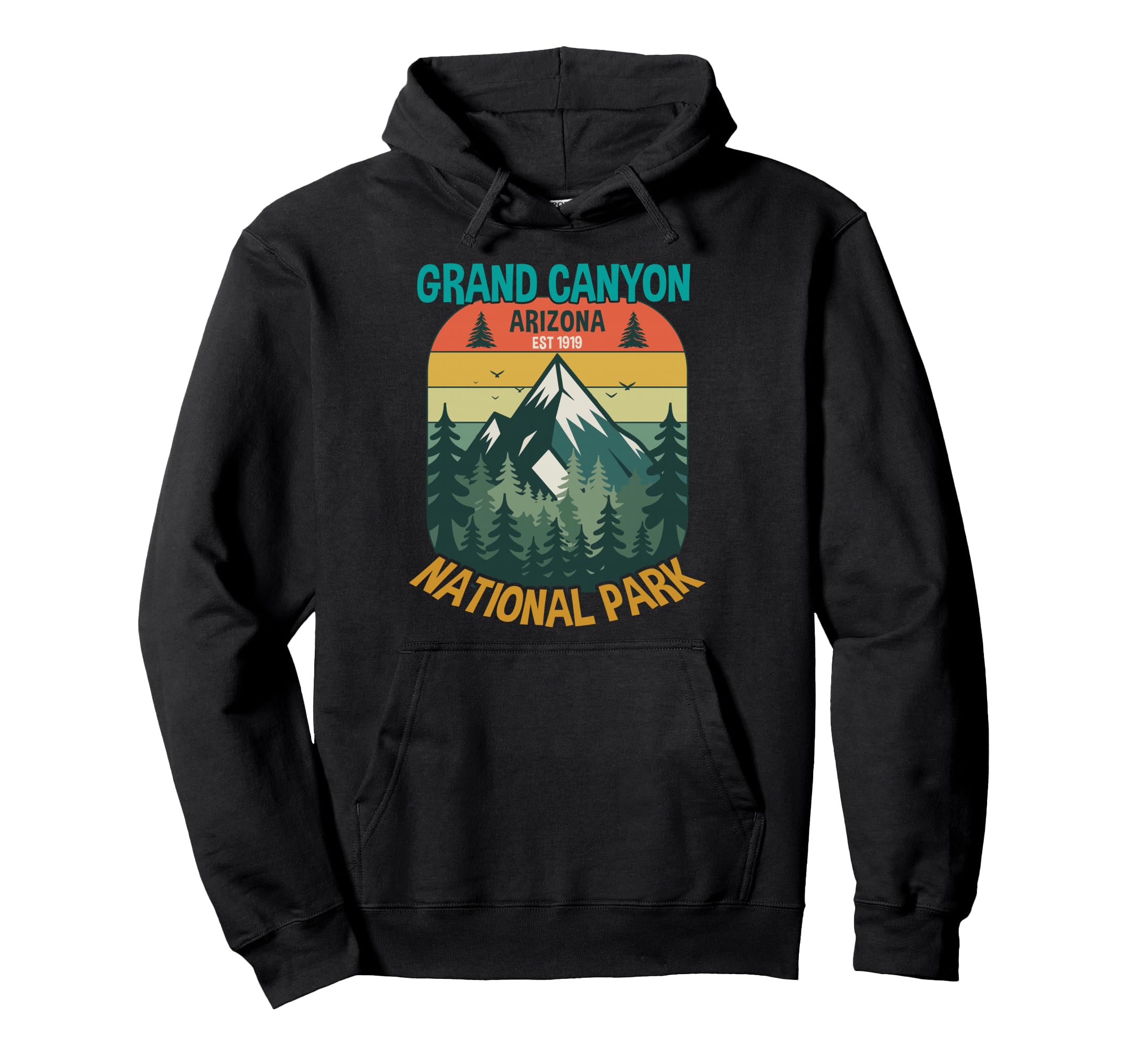 Grand Canyon National Park Arizona Hoodie - Custom Art Print for Adults - T-Shirt, Sweatshirt, Hoodie