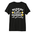 Baller Grandma Will Yell Loudly Softball T-Shirt - Custom Art Print Unisex - T-Shirt, Sweatshirt, Hoodie