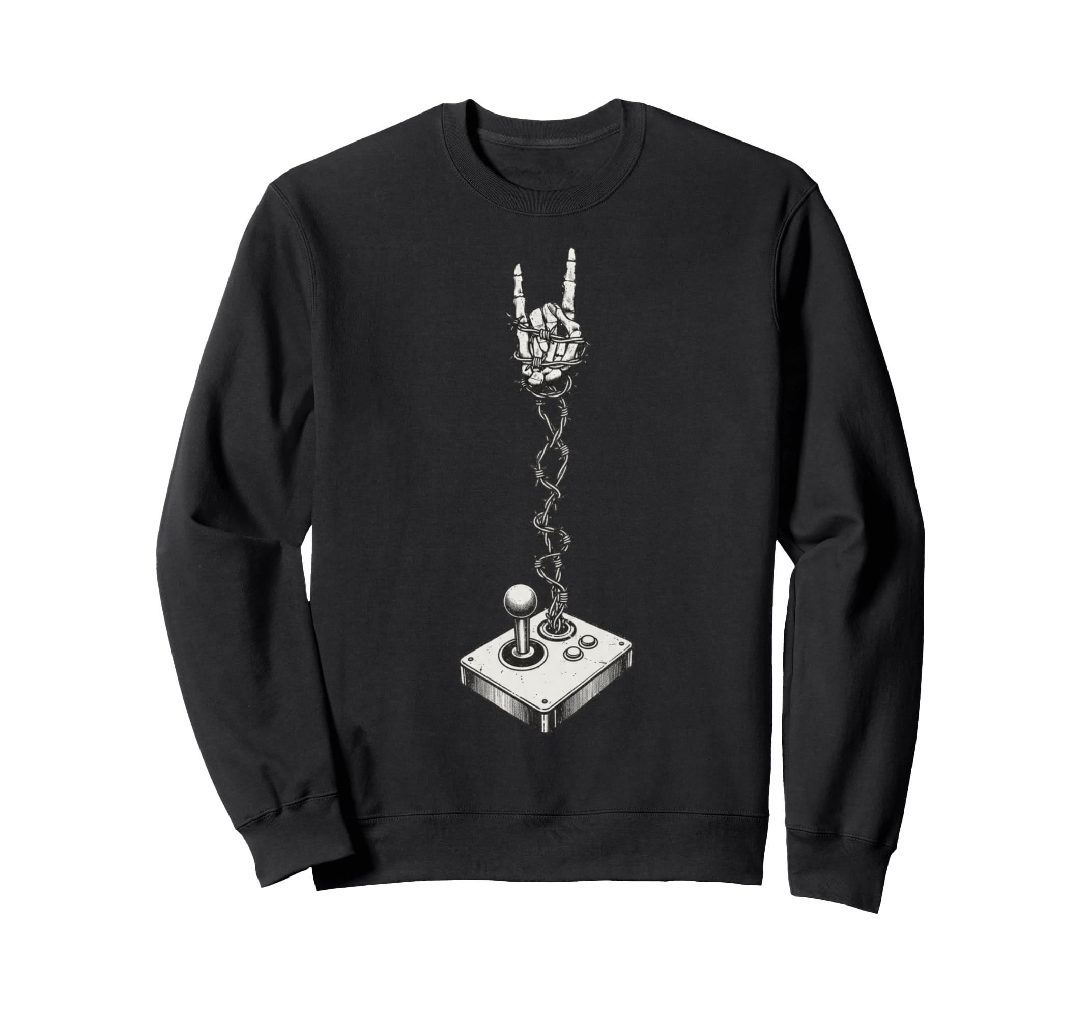 Arcade Video Game Controller Gamer Sweatshirt - Fun Novelty Design Unisex - T-Shirt, Sweatshirt, Hoodie