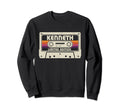 Kenneth First Name Cassette Tape Sweatshirt - Streetwear Style for Adults - T-Shirt, Sweatshirt, Hoodie