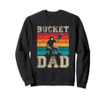 Bucket Dad Softball Dad Sweatshirt - Fun Novelty Design for Adults - T-Shirt, Sweatshirt, Hoodie